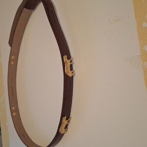 Kim Roger's Brown Leather Belt